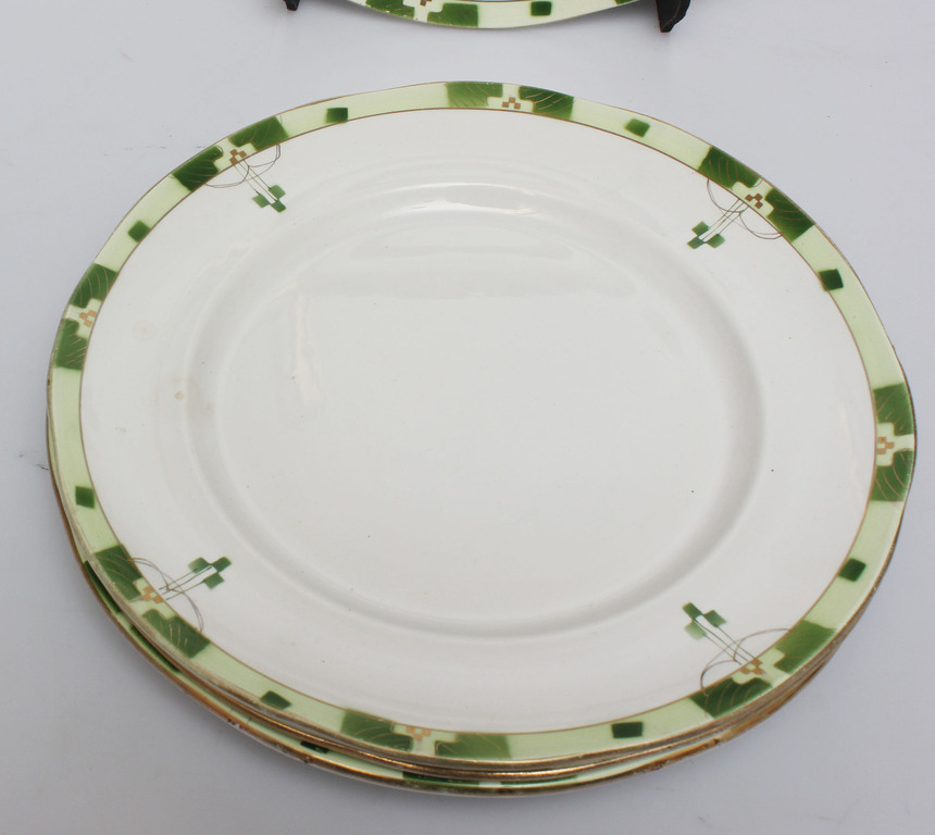 Art Nouveau porcelain dinner plates 4 pcs. 