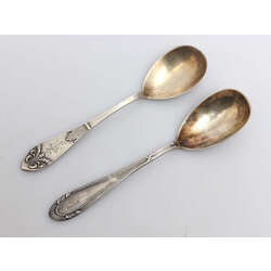 Silver spoons 2 pcs