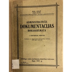 Administratīvās Dokumentācijas rokasgrāmata