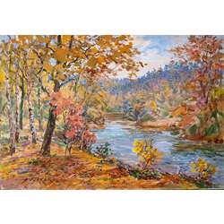 Autumn by the river