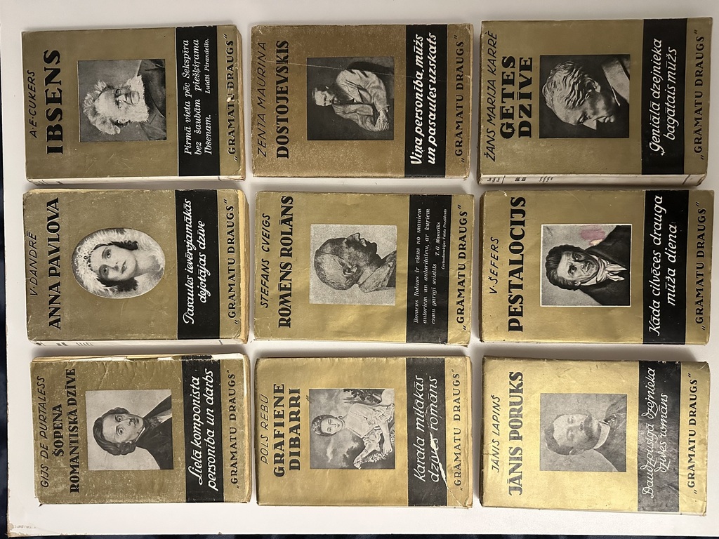 Nine novels of the lives of eminent persons. 