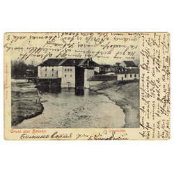 Postcard greeting from Bauska