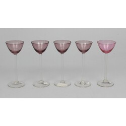 Glass liqueur glasses (5 pcs) 