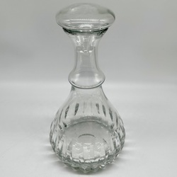 Crystal decanter for red wine. Art Deco
