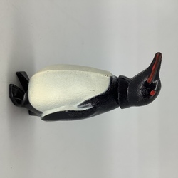 Dūris plastmasa.Manekens pingvīns ar bubuli.Krievija,antīks.Lieliski saglabājies