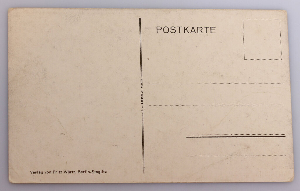 Postcard 'Mitau.Rathaussaal''