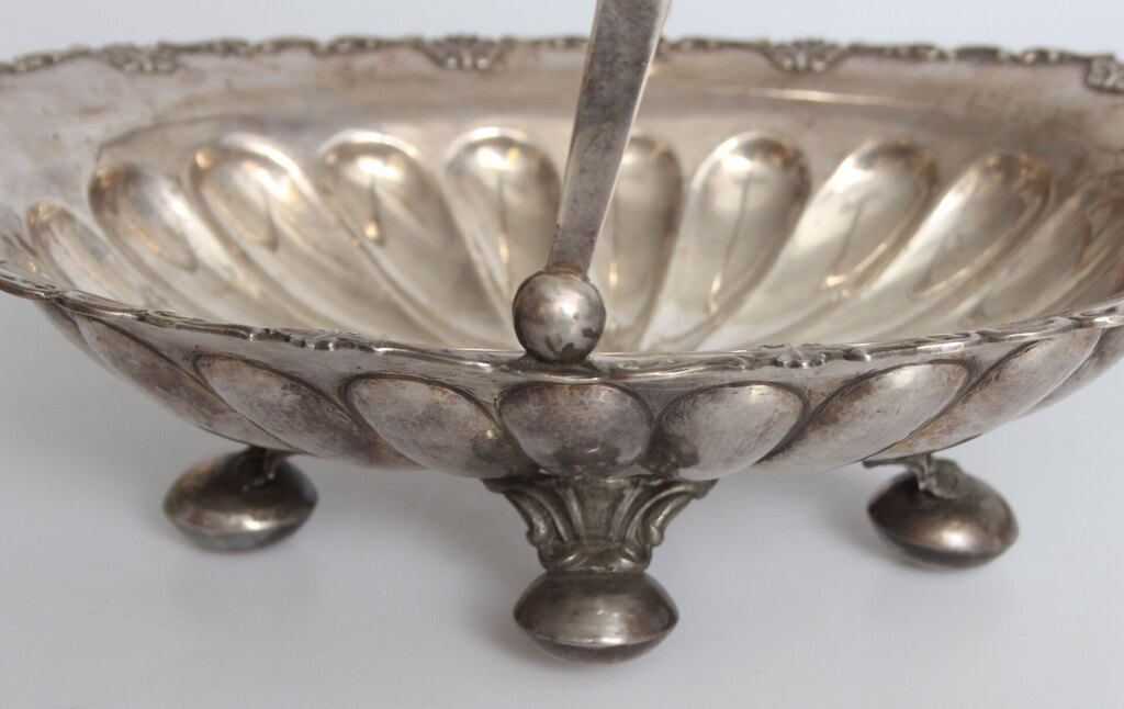 Silver plated metal utensil