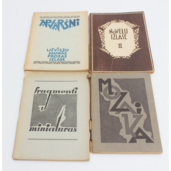 4 grāmatas ar Sigismunda Vidberga ilustrācijām un vākiem