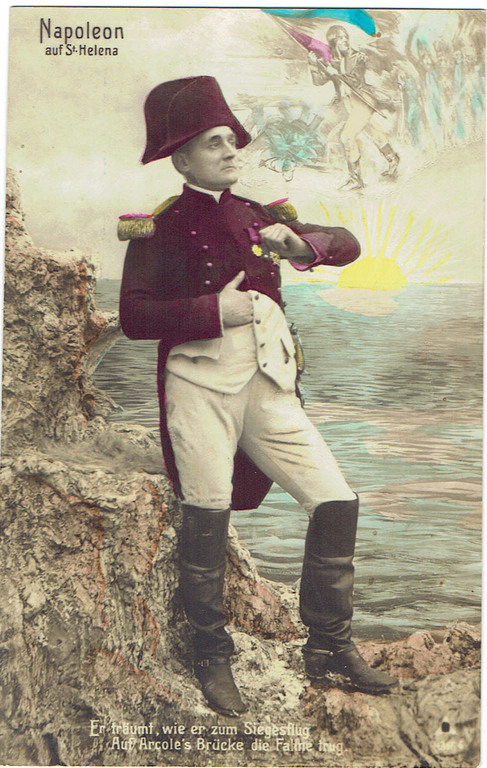 Открытка Наполеон в остров Св.Елены