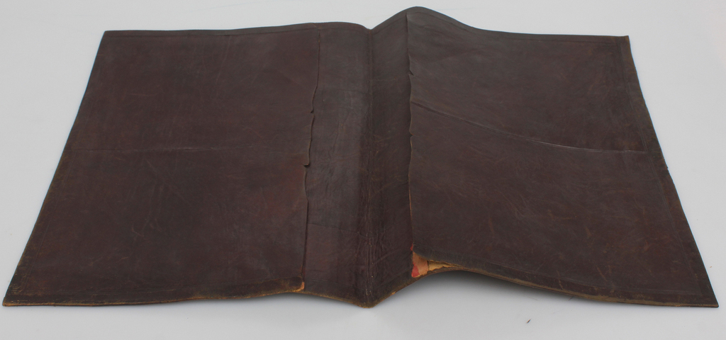 Leather covers with painting