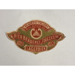 Pre-war beer label 