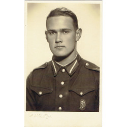 Photography Latvian soldier's portrait