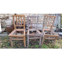 Оригинальные расписные стулья из сосны