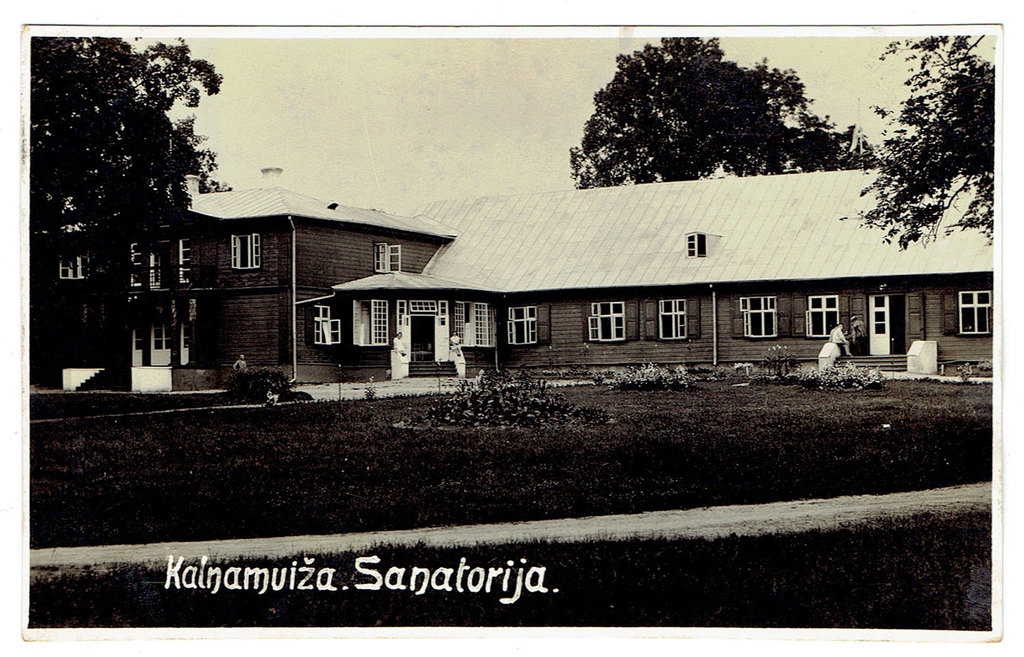 Postcard Kalnamuiža sanatorium