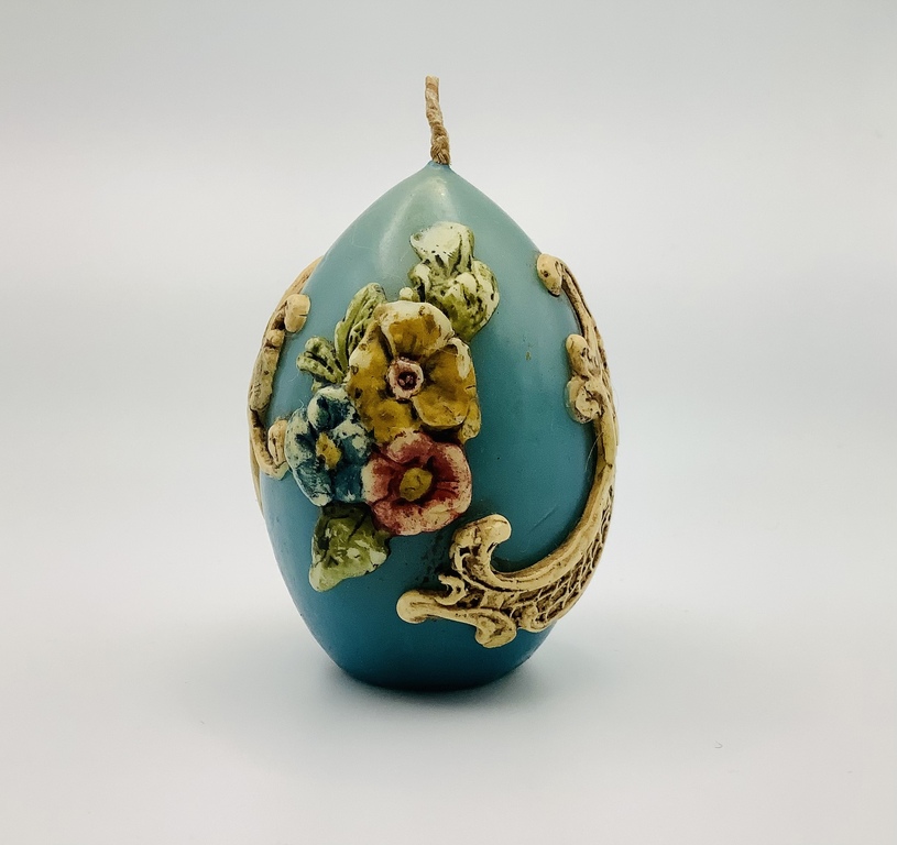 Likhosherstov's candle factory.Easter candle in the shape of an egg.Russian Empire.Rarity in excellent condition.Uniquely good condition.
