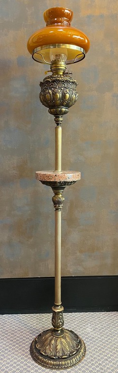 A rare floor kerosene lamp