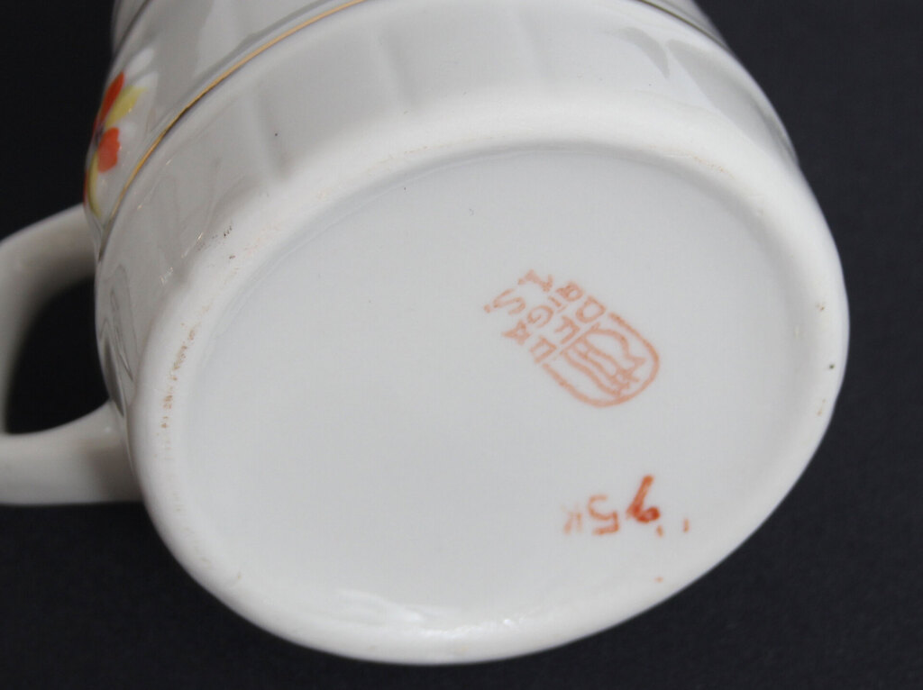 Porcelain beer cups (2 pcs)