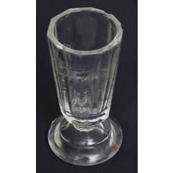 A glass cup