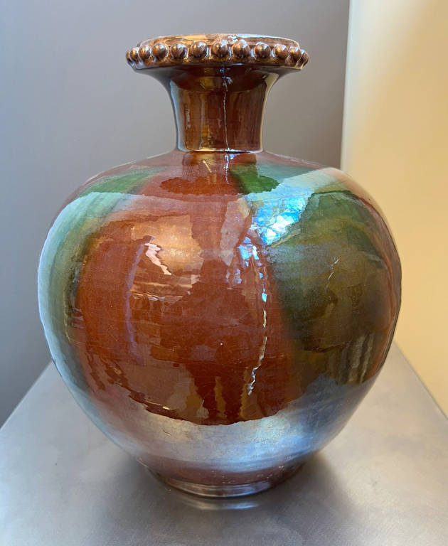 Ceramic vase of Polikarps Vilcanas