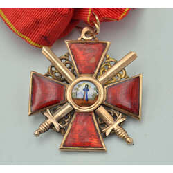 St. Order of Anna 3rd class with ribbon