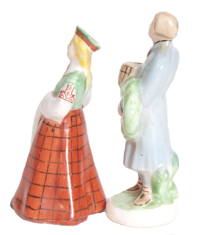 Couple of porcelain figurines