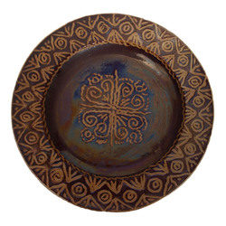 Dekoratīvais keramikas šķīvis