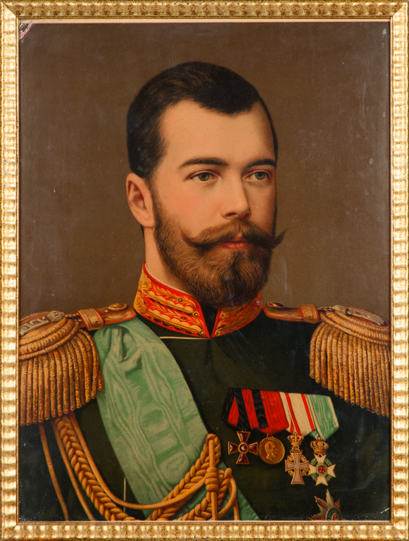 Русский царь Николай II и Руссиская царица императрица Александра