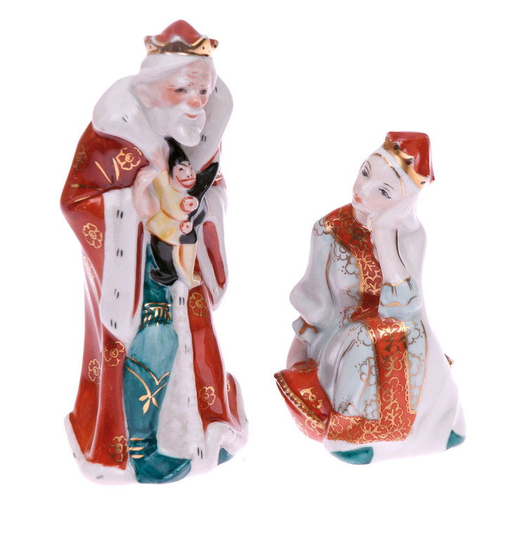 Porcelain figure pair 