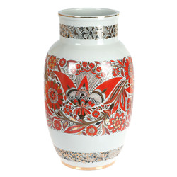 Porcelain vase “Bright line”