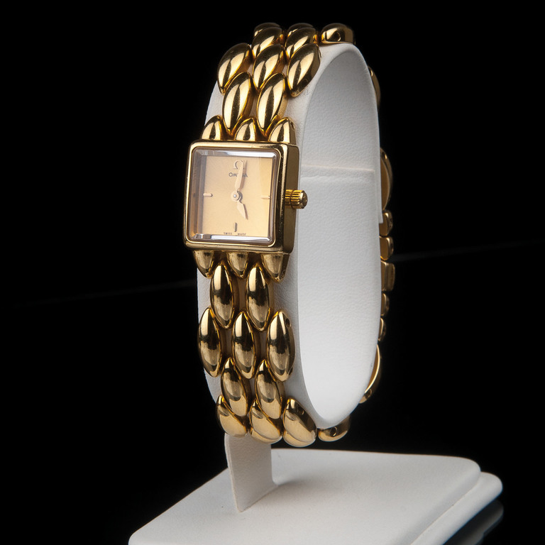 Women's golden watch
