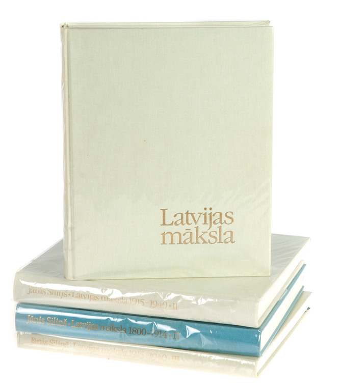 Grāmatas „Latvijas māksla 4 sējumi”