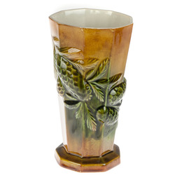 Porcelain vase with cones