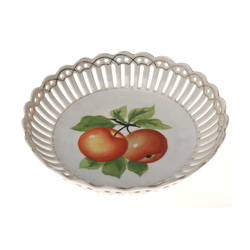 Porcelain utensil for apples