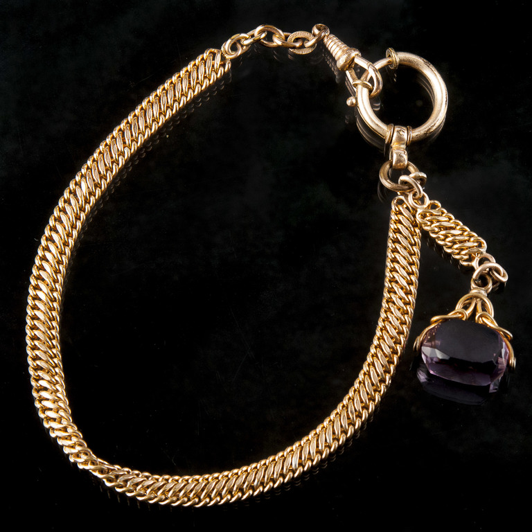 Gilded watch chain