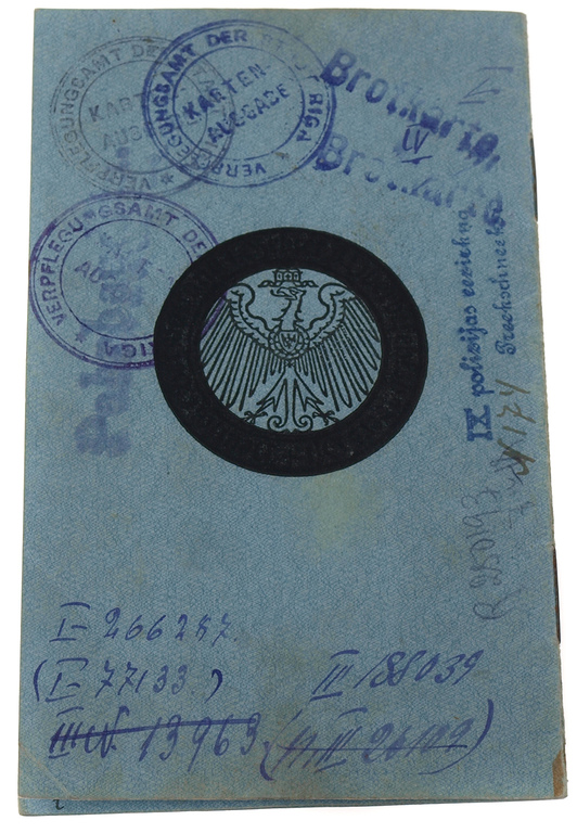 Army German passport in the original package
