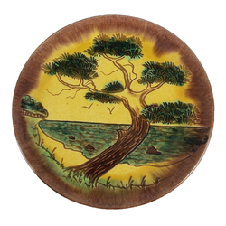 Ceramic plate„Pine tree”