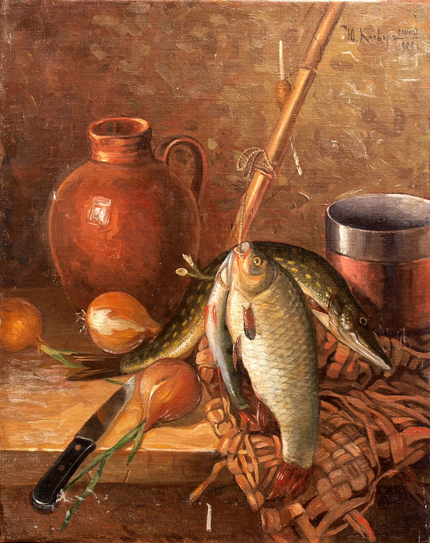 Still life with pike