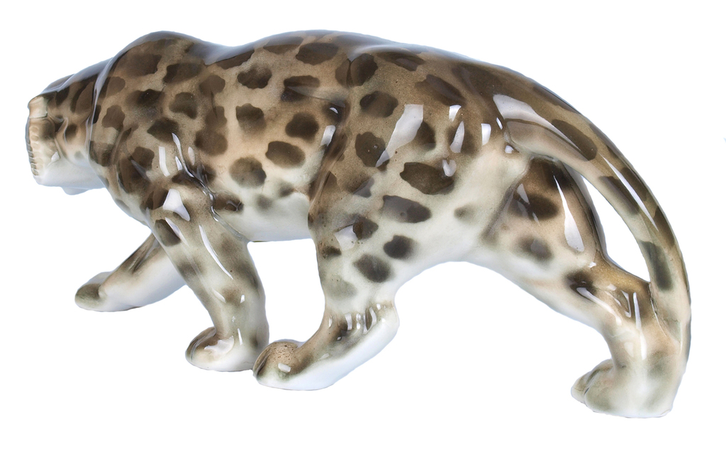 Fajansa figūra''Leopards''