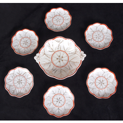 Porcelāna rozetes - ievārījuma trauciņi(7 gab)