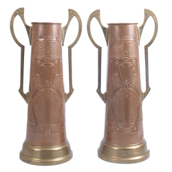 Couple of  art Nouveau vases