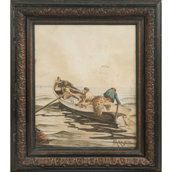 Рыбаки в лодки