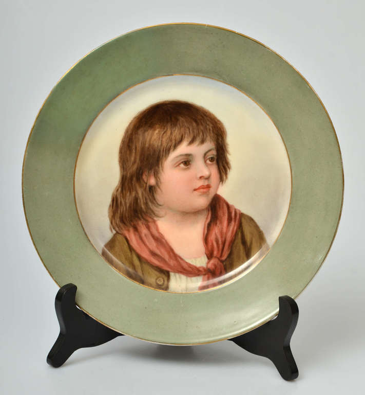Фарфоровая тарелка, Вильгельм Тимм (1820-1895)