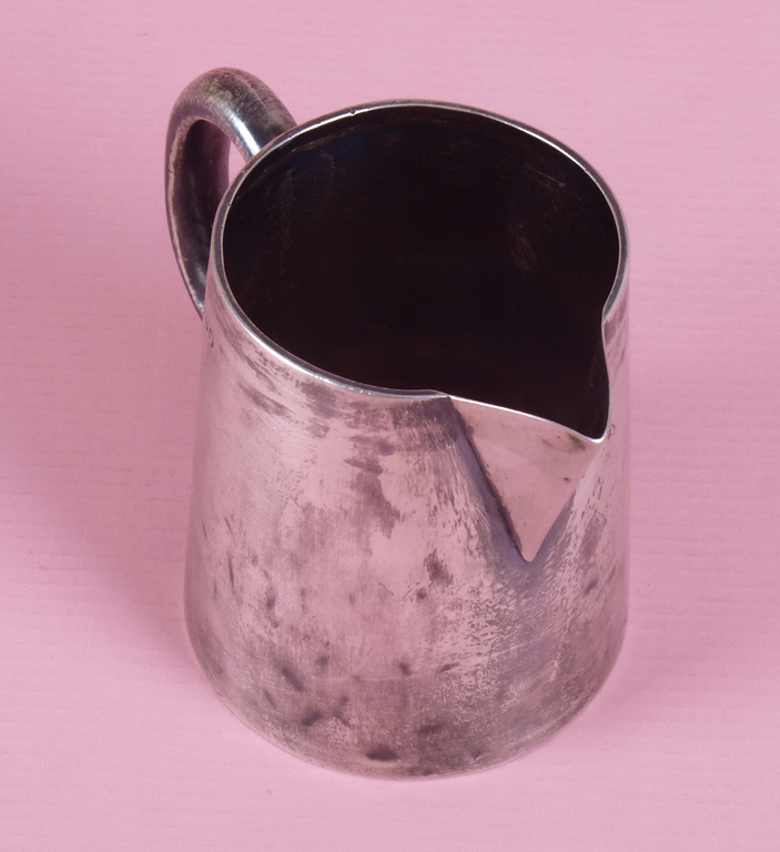 Silver cream pot