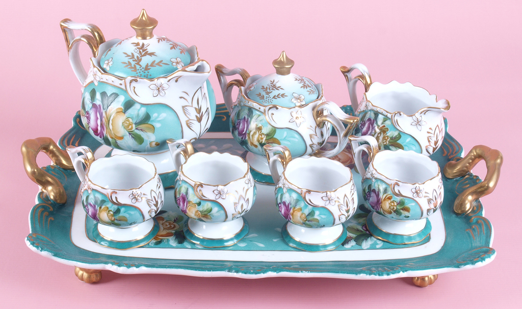 Porcelain tee-coffee set for 4 persons