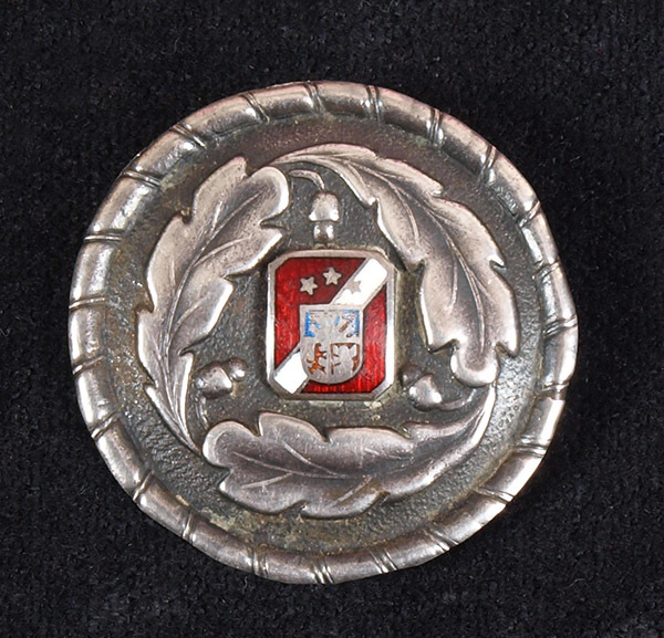 Грудной значок с Латвийском гербом